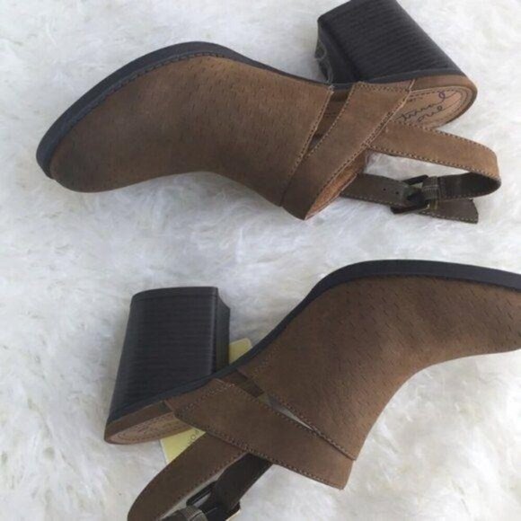 New Natural Soul Tally Olive Ankle Strap Shoes Size 8.5 M - Picture 6 of 7